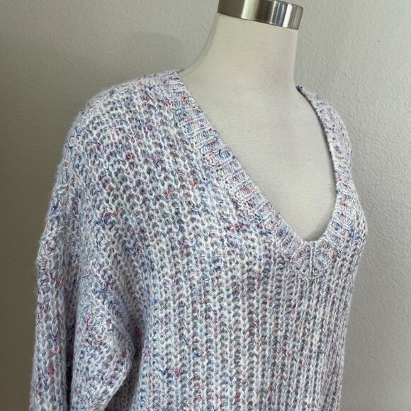 NEW Torrid Womens Plus 2X V Neck Pullover Sweater Multicolor Knit - Picture 6 of 15